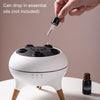 Dynamic Multi-Spray Aromatherapy Diffuser With Colorful Lights Remote Control Humidifier US Plug(V80 Spit Circle Upgrade Model)