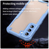 For Samsung Galaxy S22+ 5G Armor Glaze PC Hybrid TPU Phone Case(Blue)