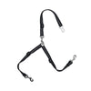 Pet Dual-purpose Car Reflective Seat Belt Dog Leash(Black)