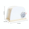 Wood Pretend Play Kitchen Role Play Game Learning Toy Simulation Toasters Bread Set for Children