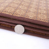 Reversible Pet Mat, Bamboo & Plush, M (40x29cm), Light Coffee