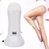 Portable Manual Thermostat Wax Machine Hair Removal Wax Bean Heater, EU Plug(White)