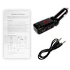 BC-06 Bluetooth Car Kit FM Transmitter Car MP3 Player with LED Display 2 USB Charger & Handsfree Function(Black)