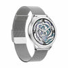 AK53 IP67 BT5.2 1.32inch Smart Watch Support Voice Call / Health Monitoring, Style:Steel Mesh Strap(Silver)