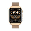 Ochstin 5HK28 1.78 inch Square Screen Steel Strap Smart Watch Supports Bluetooth Call Function/Blood Oxygen Monitoring(Gold)