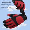 1pair Children Full Finger Breathable Anti-Fall Riding Gloves Outdoor Bicycle Protective Gloves, Size: S(Red And Black)