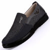 Low-cut Business Casual Soft Soles Flat Shoes for Men, Shoe Size:40(Black)