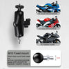 9cm Connecting Rod Fixed Motorcycle Mount Holder for GoPro, Insta360, DJI and Other Action Cameras(Black)
