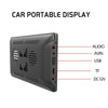 X70-1 Car 7 inch IPS Portable Smart Screen Wireless Screen Projection Carplay Android Auto, with Reversing Camera(Black)