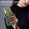 For Samsung Galaxy S25 Ultra 5G Ring Holder Armor Hybrid Phone Case(Green)