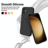 For Samsung Galaxy M05 / F05 Pure Color Liquid Silicone Shockproof Phone Case(Black)