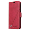 For Xiaomi Redmi Note 9 5G GQUTROBE Right Angle Leather Phone Case(Red)