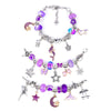 DIY Kids Bracelet Set Marine Beaded Set Box(Purple)