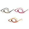 Makeup Presbyopic Glasses Monolithic Reading Glass Magnifying Glass, Degree: +200(Tea Color)