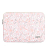 G4-01 15 Inch Laptop Liner Bag PU Leather Printing Waterproof Protective Cover(Light Pink)