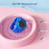 Changing Case Electronic Watch Mini Cartoon Alarm Clock Waterproof Watch(Girl)
