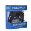 Wireless Bluetooth Snowflake Button Game Controller for Sony PS4(Black)