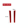 Car Handrail Cup Holder Decorative Sticker for Volvo V60 2010-2017, Left and Right Drive(Red)