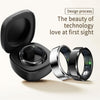 R6 SIZE 9 Smart Ring, Support Heart Rate / Blood Oxygen / Sleep Monitoring(White)