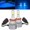2 PCS H8/H9/H11 18W 1800 LM 8000K IP68 Casnbus Constant Current Car LED Headlight with 2 COB Lamps, DC 9-36V(Ice Blue Light)