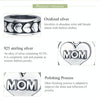 Mothers Day Gift S925 Sterling Silver Tribute To Mothers Love Beads DIY Bracelet Accessories, Style:Bead+Necklace