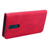 For Xiaomi Redmi 8 Frosted Business Magnetic Horizontal Flip PU Leather Case with Holder & Card Slot & Lanyard(Red)