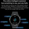HDT 3 Max 1.6 inch Leather Band IP67 Waterproof Smart Watch Support Bluetooth Call / NFC(Silver)