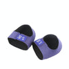 Heel Fatigue Shock Absorption And Warmth Gel Protective Cover, Size:S, Style:with Printing(Blue)