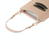Litchi Texture Card Holder Mobile Phone Bag with Short Strap(Khaki)