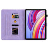For Xiaomi Redmi Pad Pro 12.1 Lily Embossed Leather Tablet Case(Purple)
