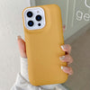 For iPhone 12 Pro Leather Texture Phone Case(Yellow)