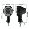 2 PCS PE-ZSD-174 Motorcycle Flashing Rotation Mode LED Two-color Modified Round Turn Signal Light(Yellow + White Light)