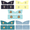 4 PCS / Set Car Window Magnet Sunshade Curtain Heat Insulation Sun Block(Blue Owl)
