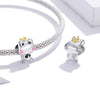 S925 Sterling Silver Gentle Frog Prince Beads DIY Bracelet Necklace Accessories