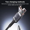 Yesido CA165C 60W USB + USB-C / Type-C to USB-C / Type-C 2 in 1 Fast Charging Data Cable, Length:1.2m(Black)