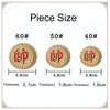 Portable Solid Wood Chinese Chess Adult Gift Student Chess Set With Leather Chess Board, Specification: 40 Beechwood Chess Pieces