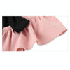 Summer Girls Cotton Sleeveless Backless Bow-knot Pleated Dress, Kid Size:100cm(Pink)