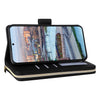 For Samsung Galaxy A34 Nine-card Slots Zipper Wallet Bag Leather Phone Case(Black)
