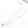 S925 Sterling Silver Paint Brush Women Nacklace Jewelry