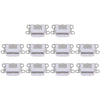 10x iPhone 6/6S Charging Port Connector (Grey)