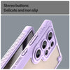For Samsung Galaxy S24 Ultra 5G Armor Glaze PC Hybrid TPU Phone Case(Purple)