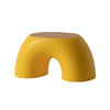 Simple Circular Small Bench Home Round Children Stool for Shoe Stool(Yellow)
