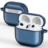 For AirPods 4 Skin Feel Series TPU Hybrid PC Case(Blue)