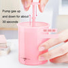 Facial Cleanser Foaming Maker Bubbler Cup Travel Portable Manual Foaming Bottle, Color: Small Purple