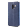 For Galaxy A6 2018 AZNS Calf Texture Magnetic Horizontal Flip PU Leather Case with Holder & Card Slots & Photo Frame(Blue)