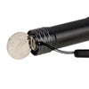 White Light Dimmable Rechargeable Flashlight , 3-Modes with Magnetic & Lanyard(Black)