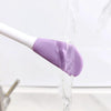 2pcs Dual Head Silicone Face Mask Brush Face Cleansing Massage Brush Mud Mask Applicator(Purple)