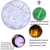 LED Halloween Decoration Luminous Cloth Ghost Ornament String Light 3m 20 Lights(Warm White)