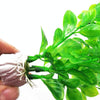 25cm Green Plastic Aquarium Plant - Fish Tank Decoration
