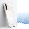 For Samsung Galaxy A36 5G XINLI Straight Edge 6D Electroplate TPU Phone Case(White)